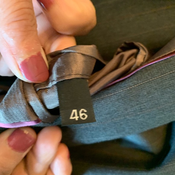 Heather gray with pin stripe suit - Picture 6 of 8